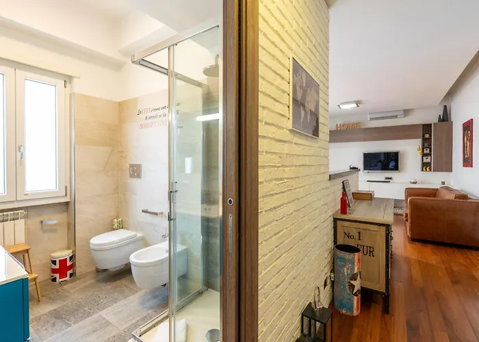 Apartament Casa Julia - Moderno In Stile Industriale Con Balcone A Rzym